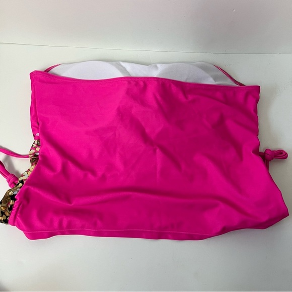 Shein Leopard Print and Pink 2 Piece Tankini XL - Picture 6 of 8